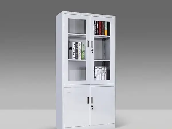 2 Glass Door File Cabinet