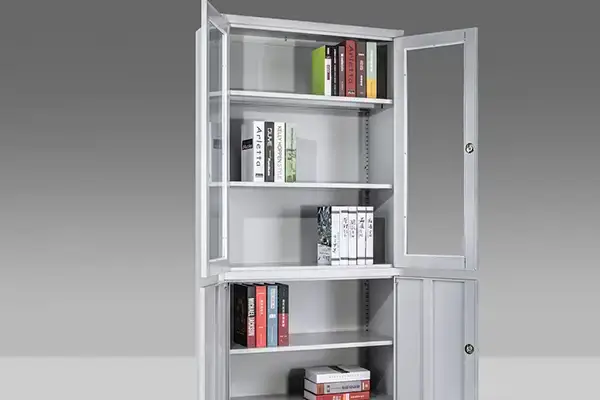 2 Glass Door File Cabinet