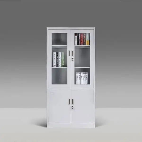 2 Glass Door File Cabinet