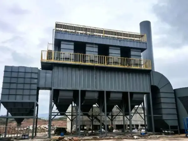 Long-Bag Low-Pressure Pulse-Jet Dust Collector for Biomass Boilers