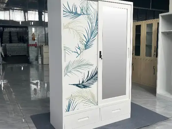 2 Silding Door Metal Wardrobe
