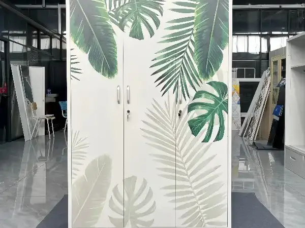 3 Door Printed Wardrobe