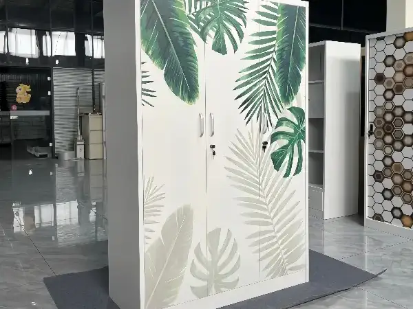 3 Door Printed Wardrobe