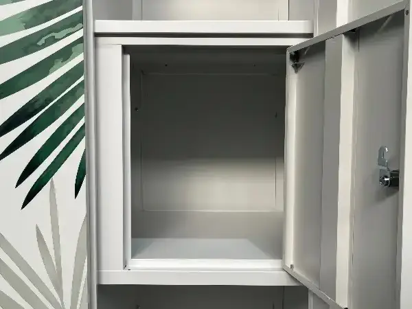 3 Door Printed Wardrobe