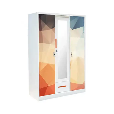 3 Door Metal Wardrobe