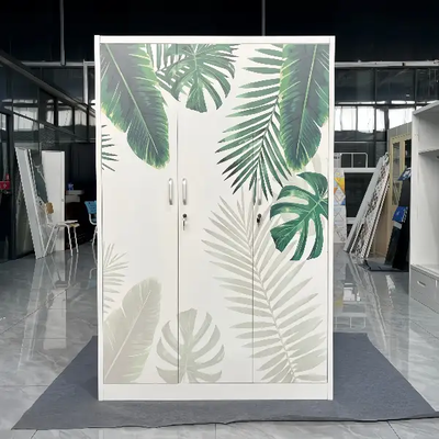 3 Door Printed Wardrobe