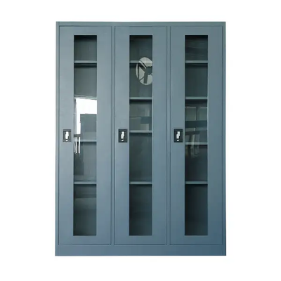 3 Doors Glass Office Metal File Cabinet