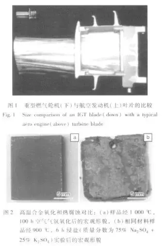 Comparison between Aero-engine Blades and Heavy-duty Gas Turbine Blades