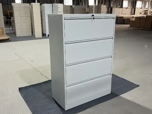 4-Drawer Gooseneck Handle Wide Locker