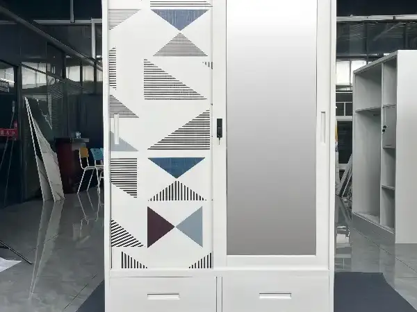 Eco-Friendly Printing Metal Wardrobe