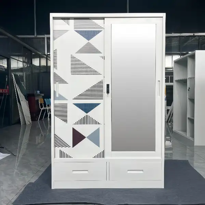 Eco-Friendly Printing Metal Wardrobe