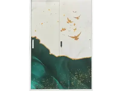 Green Printed Wardrobe