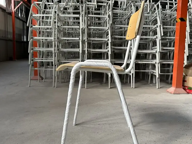 High-quality Comfortable Dormitory Student Metal Chair-3