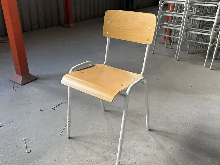 High-quality Comfortable Dormitory Student Metal Chair-1