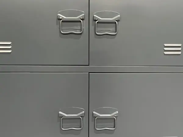 Household High Foot 6 Door With Visibility Laminate Cabinet-4