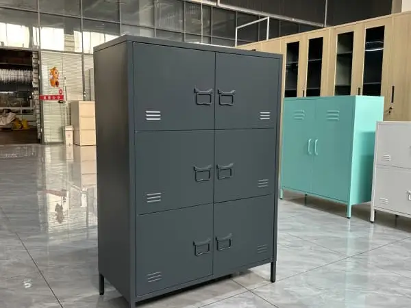 Household High Foot 6 Door With Invisibility Laminate Cabinet -1