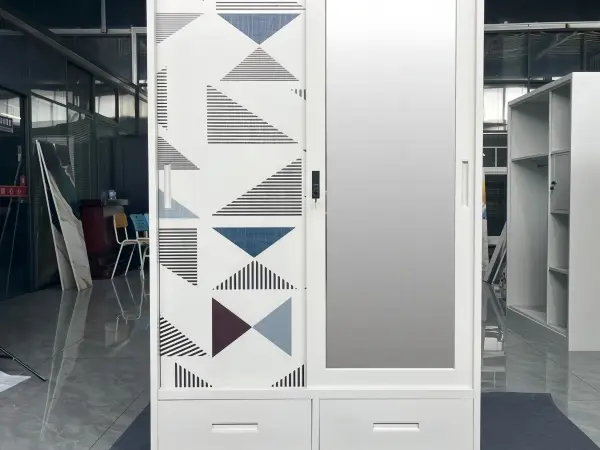 Metal Printed Wardrobe