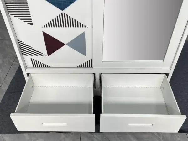 Metal Printed Wardrobe