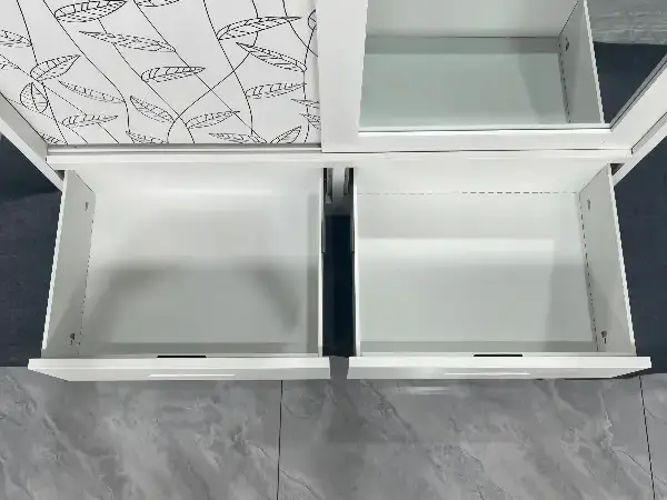 Metal Wardrobe with 2 Drawers
