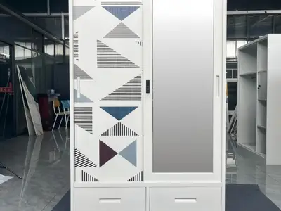 Metal Printed Wardrobe