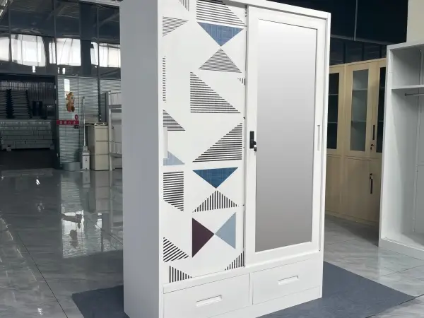 Metal Printed Wardrobe