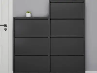Shoes Cabinet with 4 Drawers 2