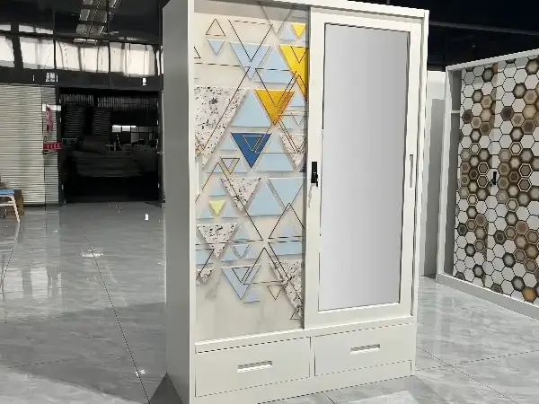 Sliding Door Printed Wardrobe
