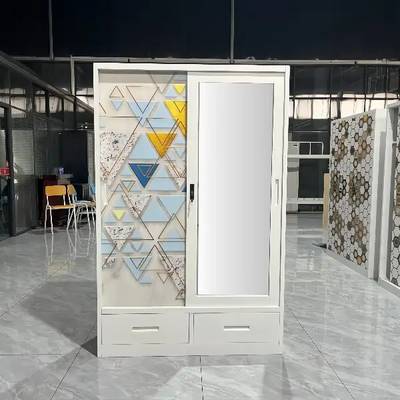 Sliding Door Printed Wardrobe