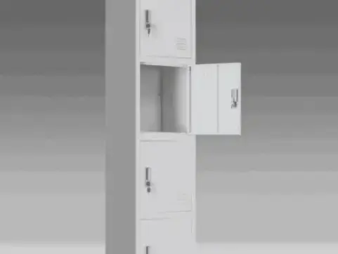 Single 4 Door Steel Locker