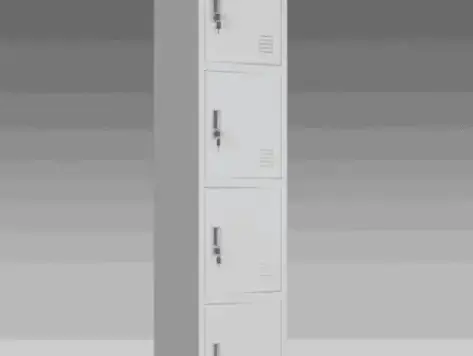 Single 4 Door Steel Locker