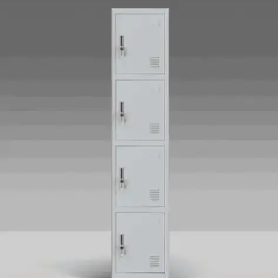 Single 4 Door Steel Locker