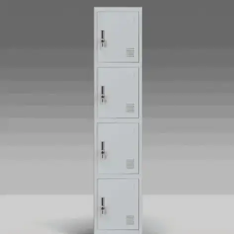 Single 4 Door Steel Locker
