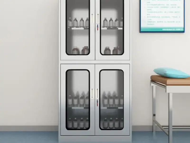 Stainless Steel Medical Equipment Storage Cabinet
