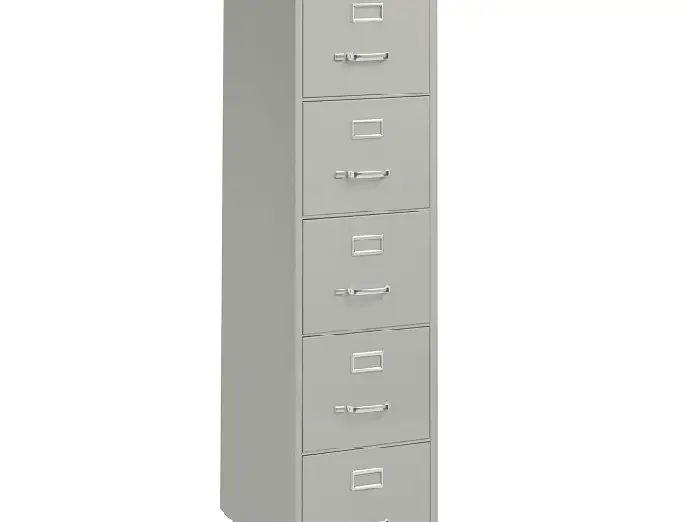 Steel 5-Drawer Business Card Slot Locker-2