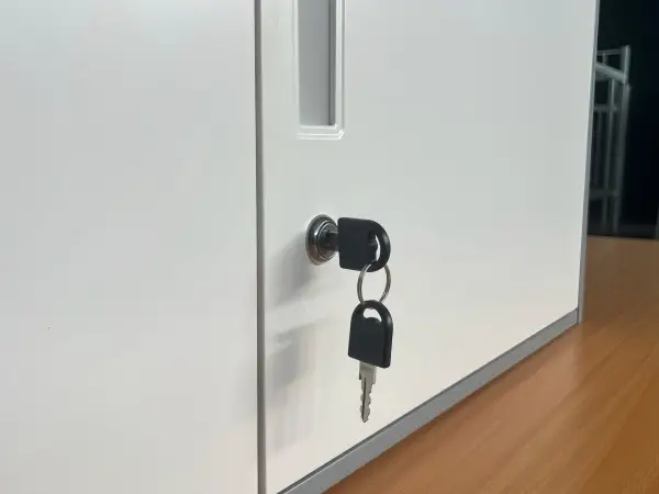 Steel Top Low 2 Door Cabinet-2
