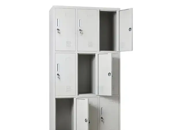 Steel Locker with 9 Doors