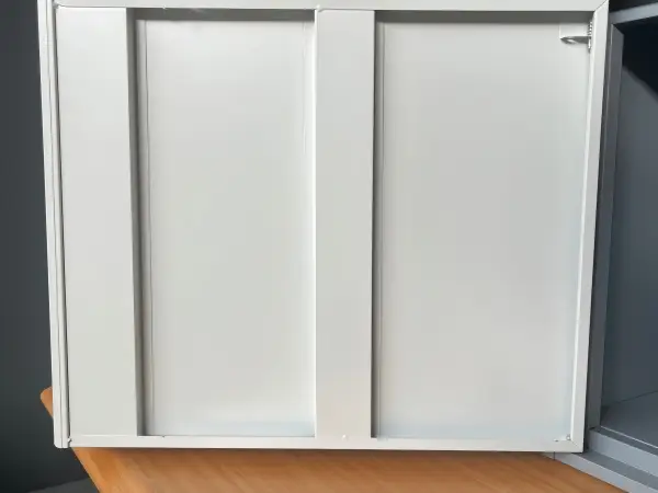 Steel Top Low 2 Door Cabinet-6