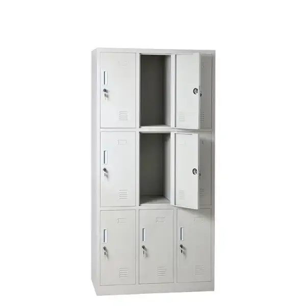 Steel Locker with 9 Doors