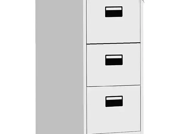 Vertical 3 Drawer File Cabinet